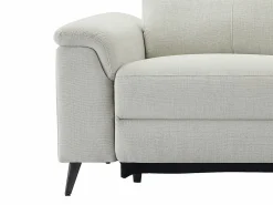Vente-unique Sofá Relax|Sofá rinconera derecha relax eléctrico de tela MAKORO