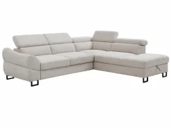 Sofá rinconera derecho convertible en tela texturizada VAVERDO^Vente-unique Discount