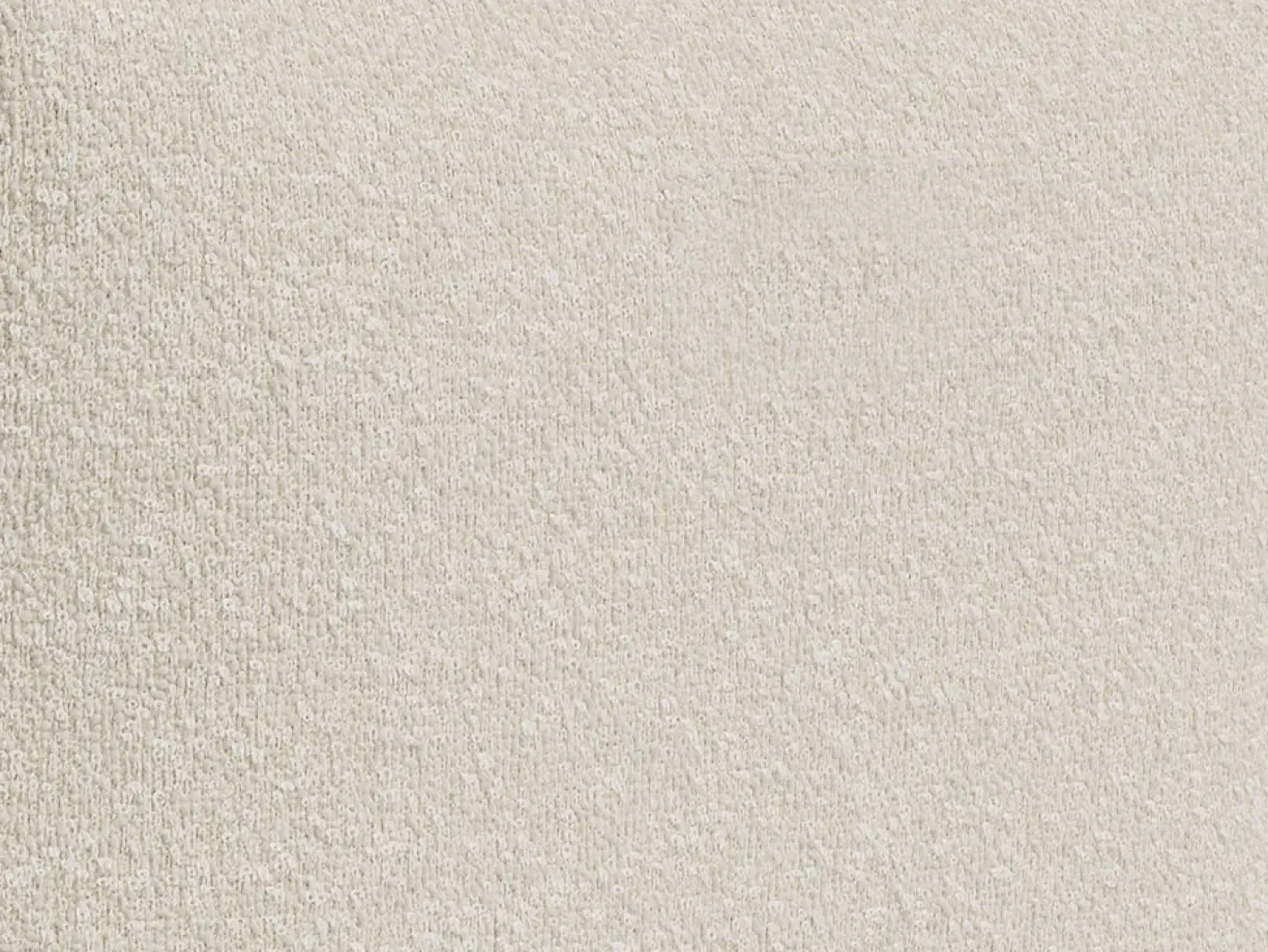 Vente-unique Sofá rinconera en tela bouclé color estilo contemporáneo NOUMARA Blanco roto New