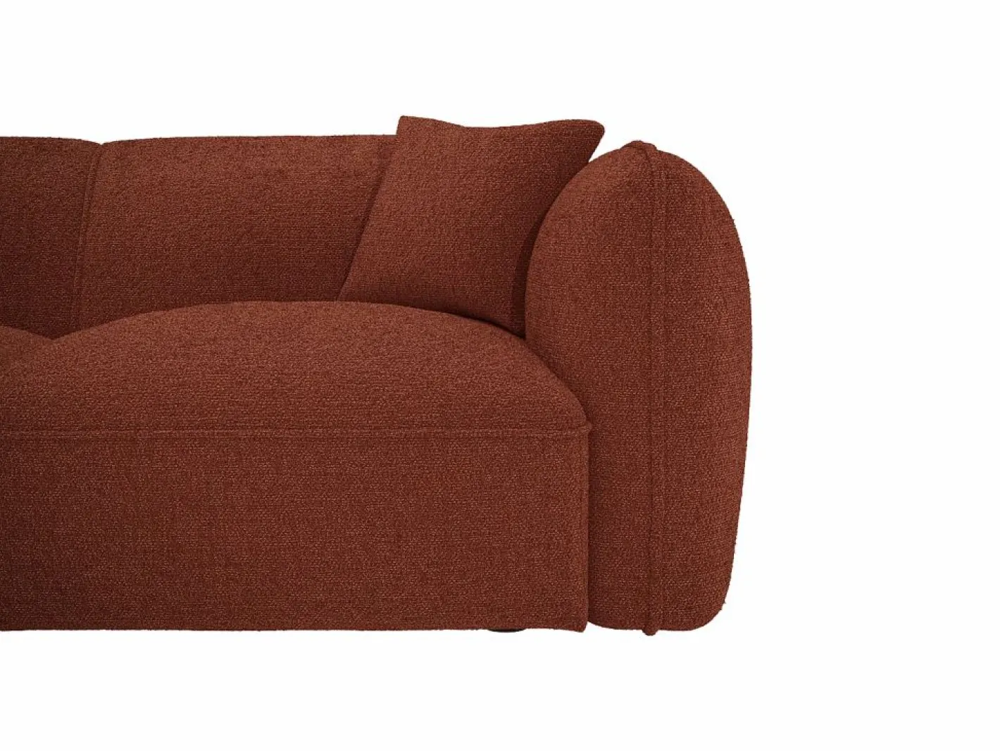 Sofá rinconera izquierda de tela CAMILIO de^Maison Céphy Best
