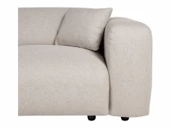 Maison Céphy Sofá rinconera izquierda de tela jaspeada POGNI de Beige Sale