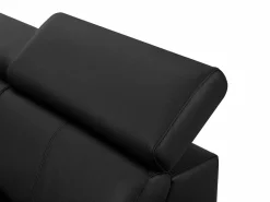 Sofá rinconera izquierda de piel con reposacabezas amovibles MARAMBA^Vente-unique Online
