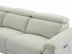 Sofá rinconera izquierda relax eléctrico de tela MAKORO^Vente-unique Outlet