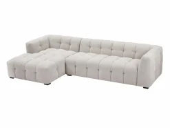 Sofá rinconera izquierda y chaise longe de tela DILOME de Pascal Morabito^Vente-unique Best