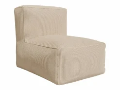 Sofá rinconera modular con puf de pana NOUMARA^Vente-unique