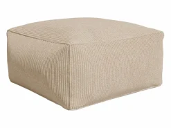 Sofá rinconera modular con puf de pana NOUMARA^Vente-unique