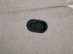 Vente-unique Sofá Relax|Sofá rinconera reclinable de tela jaspeado color RIETI