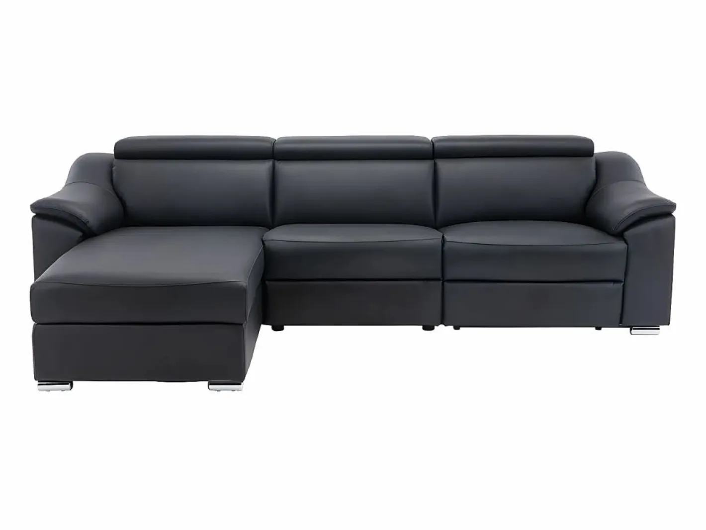 LINEA SOFA Sofá Relax|Sofá rinconera relax de piel de calidad superior - Ángulo izquierdo - PEDRERA