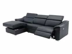 LINEA SOFA Sofá Relax|Sofá rinconera relax de piel de calidad superior - Ángulo izquierdo - PEDRERA