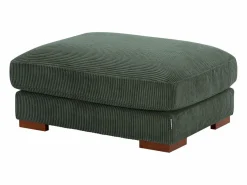 Vente-unique Sofá Modular|Sofá rinconera reversible y puf de pana SPERONE de Pascal Morabito