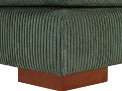 Vente-unique Sofá Modular|Sofá rinconera reversible y puf de pana SPERONE de Pascal Morabito