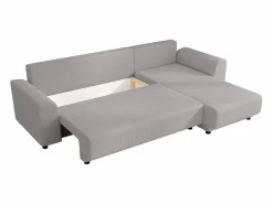 Vente-unique Todos Los Sofás|Sofá De Terciopelo|Sofá rinconera reversible de pana NESSARO