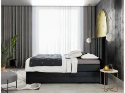 Les Tendances Diván Cama|Sofá rinconera Silvy UR tejido azul
