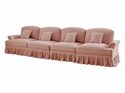 Sofá Modular|Sofá rinconero convertible con puff incluido espuma alta densidad chenilla