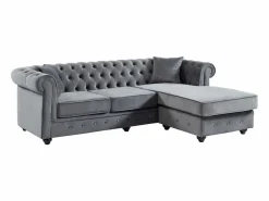 Vente-unique Sofá De Terciopelo|Sofás Chesterfield|Sofá rinera chesterfield terciopelo charme TOLEDO