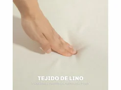Homcom Sofá Escandinavo|Sofá Sere 2 plazas con reposabrazos crema 75x138,5x70 cm