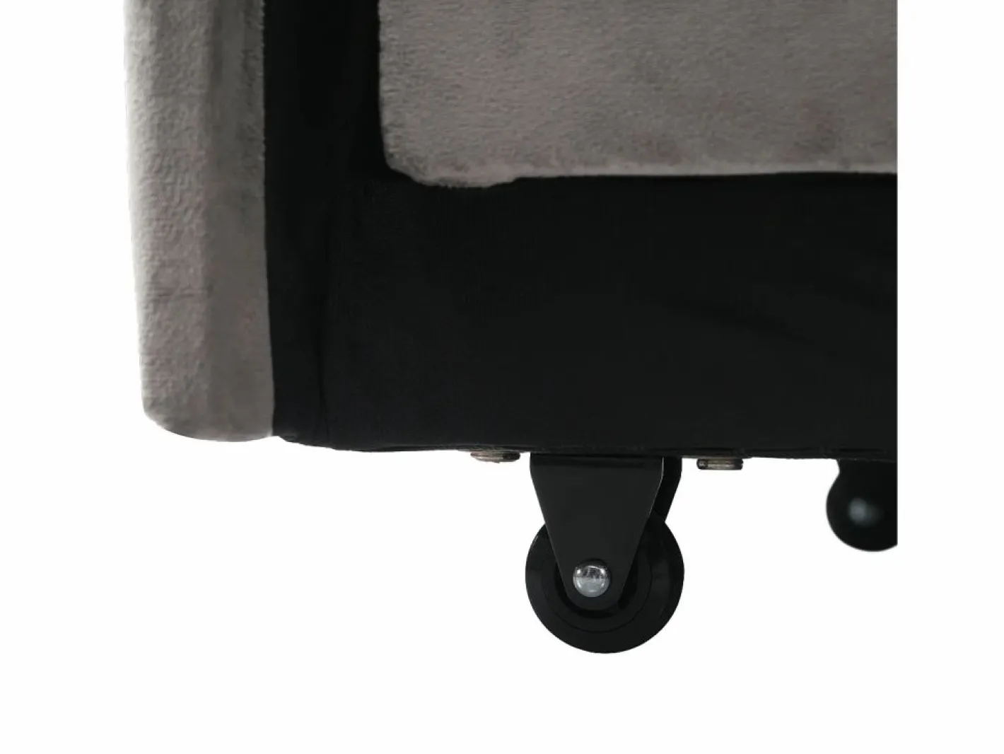 Sofá 83x167x76cm Compacto extensible Ahorra espacio Terciopelo y espuma Con portavasos soporte teléfono oscuro antiguo Gris Online