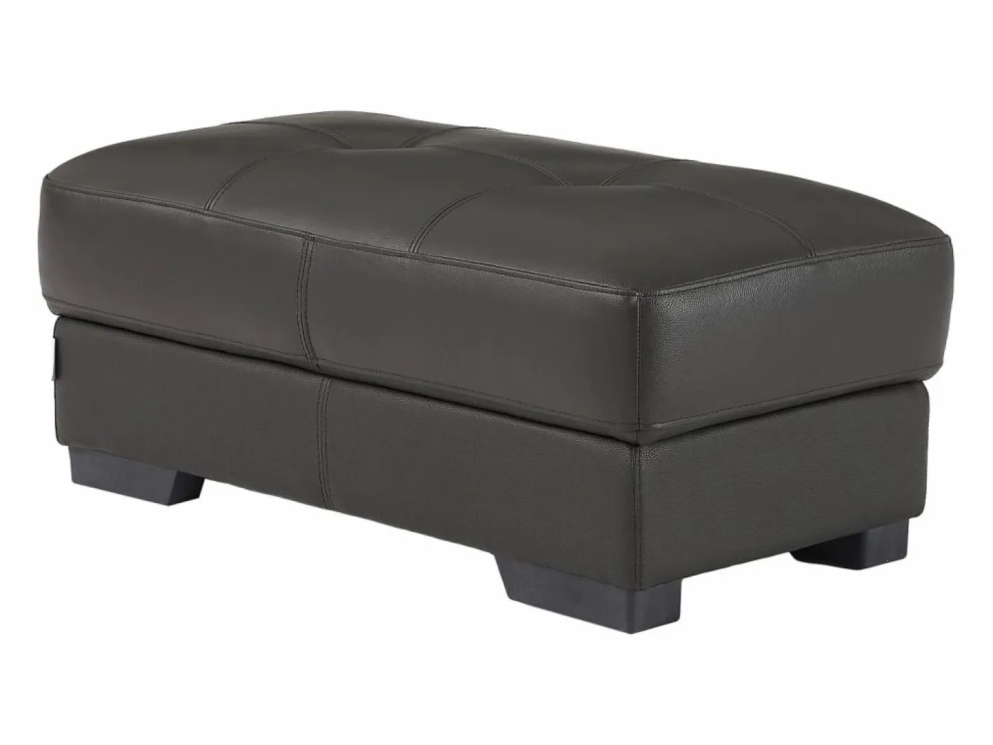 Vente-unique Sofá Modular|Sofá De Piel|Sofá y puf de piel ángulo izquierdo METROPOLITAN II