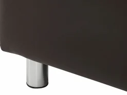 Vente-unique Sofa 2 plazas de piel sintetica color marrón ACKLEY Marru00f3n chocolate Sale