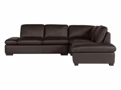 Sofa rinconera de piel, marrón, angulo derecho ONYX II^LINEA SOFA Discount
