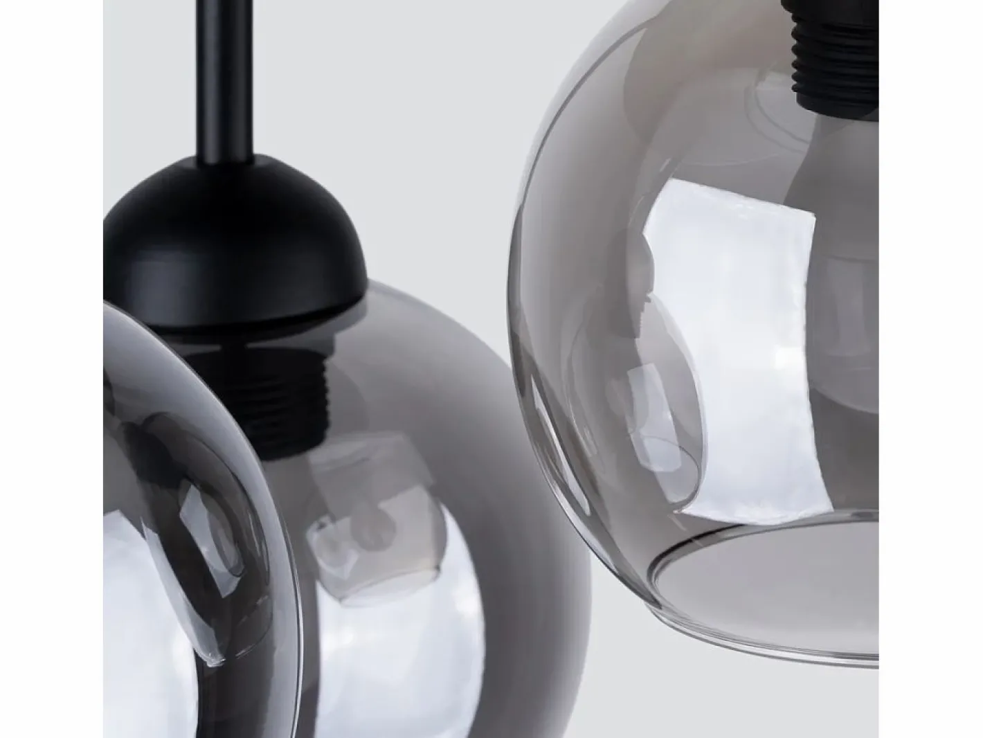 Sollux Alino Lámpara de techo semiempotrable multi brazos negra^Sollux Lighting Best