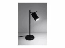 Sollux Lighting Ring Lámpara de trabajo de escritorio, negra, 1x GU10 Negro Clearance