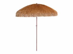 Sombrilla con flecos en acero acabado madera^Dcb Garden Hot