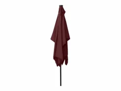 Clicnbuy Sombrilla con LED y poste de acero burdeos 2x3 m Rojo Best