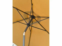 Dcb Garden Sombrilla con manivela en aluminio y lona Mostaza Outlet