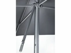 Dcb Garden Sombrilla de aluminio lacado y lona Olefin Gris antracita Outlet