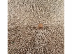 Sombrilla de bambú con tejado de hojas de plátano 210 cm ES594312 Sale