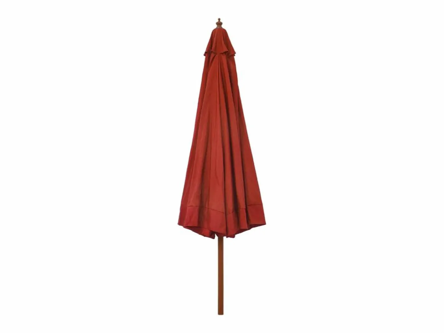 Sombrilla de jardín con palo de madera terracota 330 cm^Clicnbuy Sale