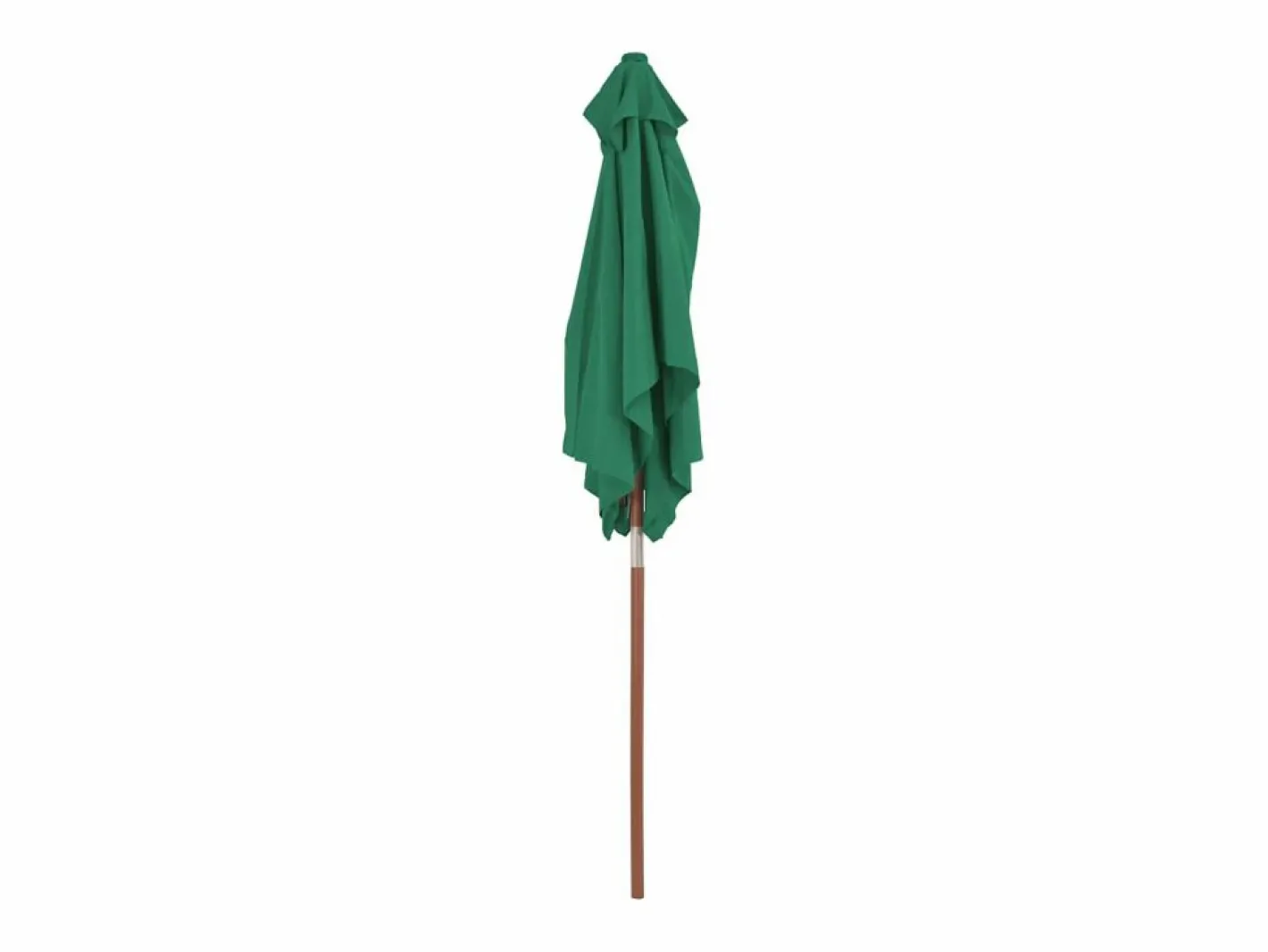 Clicnbuy Sombrilla|Sombrilla de jardín con palo de madera 150x200 cm