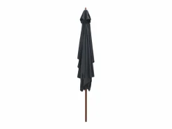 Clicnbuy Sombrilla de jardín con palo de madera 200x300 cm antracita Gris antracita Hot