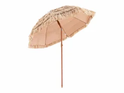 Sombrilla|Sombrilla Hawaiana SucceBuy, Sombrilla Exótica Inclinable de 2 m con Techo de Paja de Polipropileno y 8 Varillas Metálicas, para Playa, Patio, Piscina y Jardín