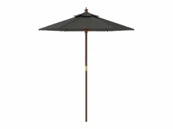 Sombrilla jardín con poste de madera gris antracita 196x231 cm ES836310 Hot