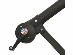 Sombrilla voladiza con luces LED y palo de acero terracota^Clicnbuy New