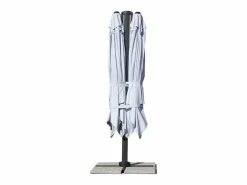 Sombrilla 3x3 doble profesional para bares, jardines, hoteles Oslo Blanco Hot