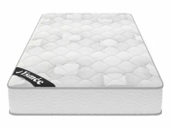Ysmée Conjunto Colchón Y Somier|Somier + colchón de muelles ensacados SONGE - 90 x 190 cm