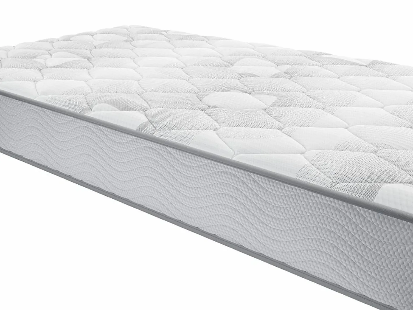 Ysmée Conjunto Colchón Y Somier|Somier + colchón de muelles ensacados SONGE - 90 x 190 cm