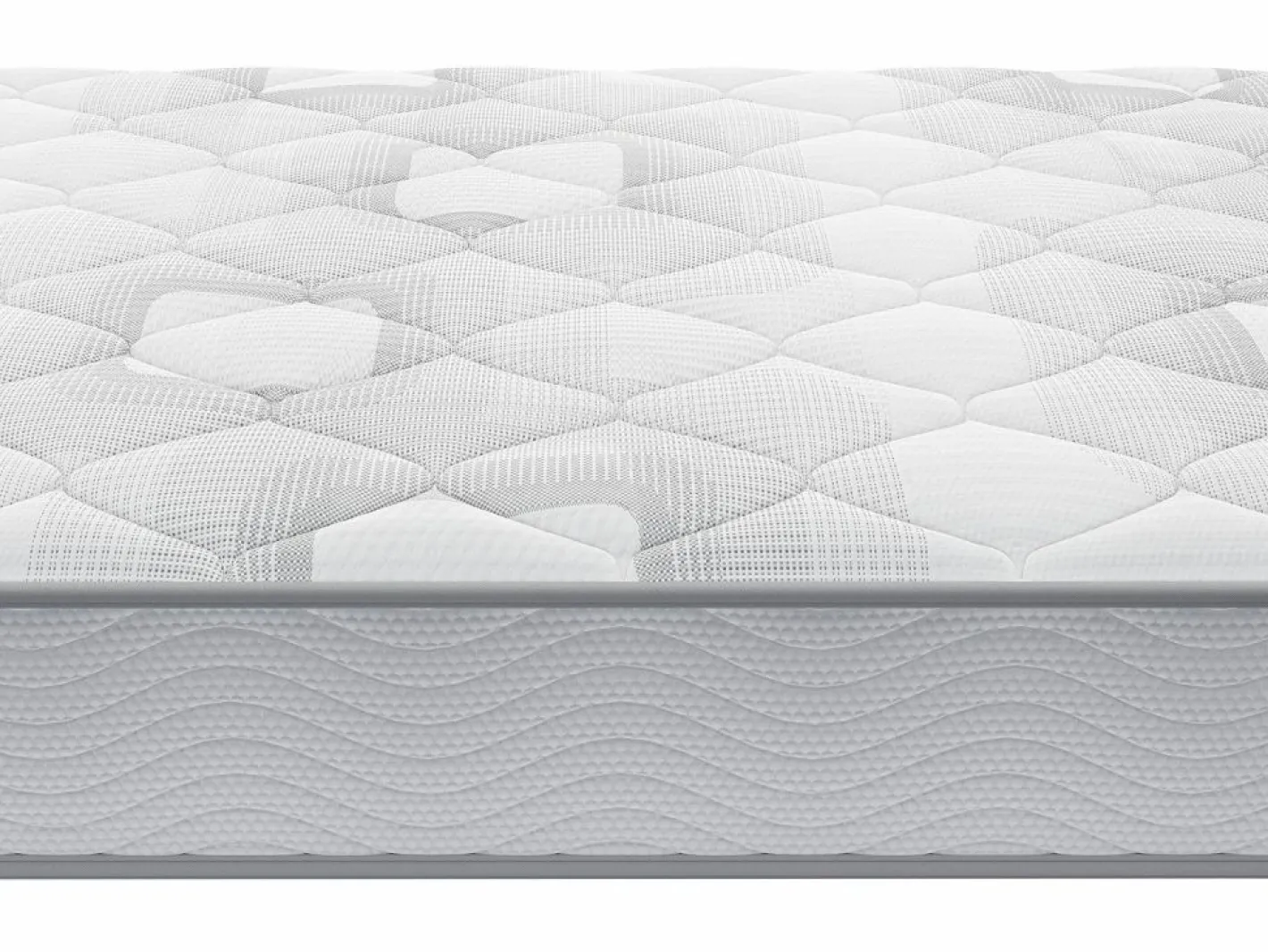 Ysmée Conjunto Colchón Y Somier|Somier + colchón de muelles ensacados SONGE - 90 x 190 cm