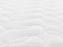 Ysmée Hôtel Somier + colchón de muelles ensacados DELICE - 160x200 cm Blanco New