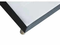 Somier 90 x 200 cm de terciopelo SOBEK de DREAMEA^Ysmée Clearance