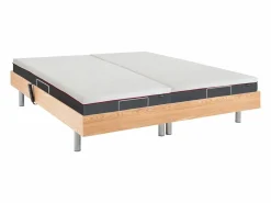 Ysmée Cama Articulada|Somier articulado eléctrico 2x65 terminales - 2 x 80 x 200 cm - beige - PITUS de YSMÉE