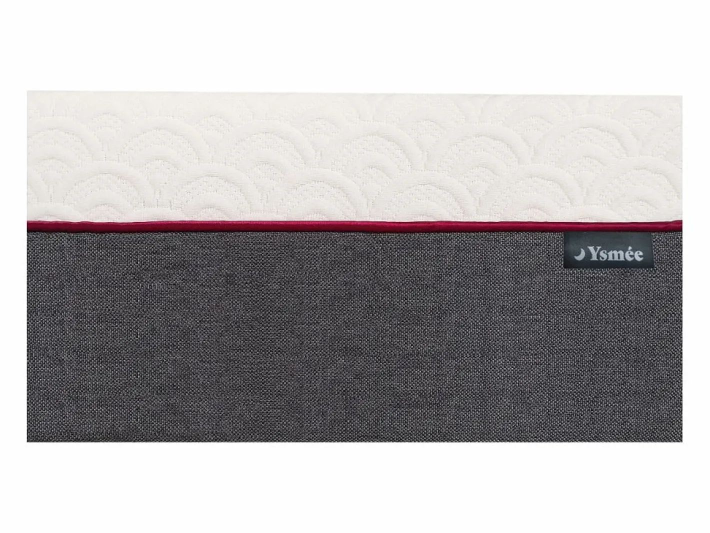 Ysmée Somier articulado eléctrico 2x48 terminales - 2 x 70 x 190 cm - gris - NALU de YSMÉE Blanco Clearance