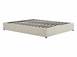 Ysmée Somier con arcón 140 x 190 cm de pana - FIRMEO de YSMÉE Beige Discount