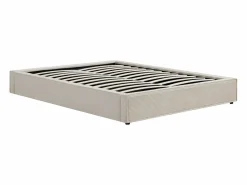 Somier con arcón 140 x 190 cm de pana - KARESO de YSMÉE^Ysmée Discount