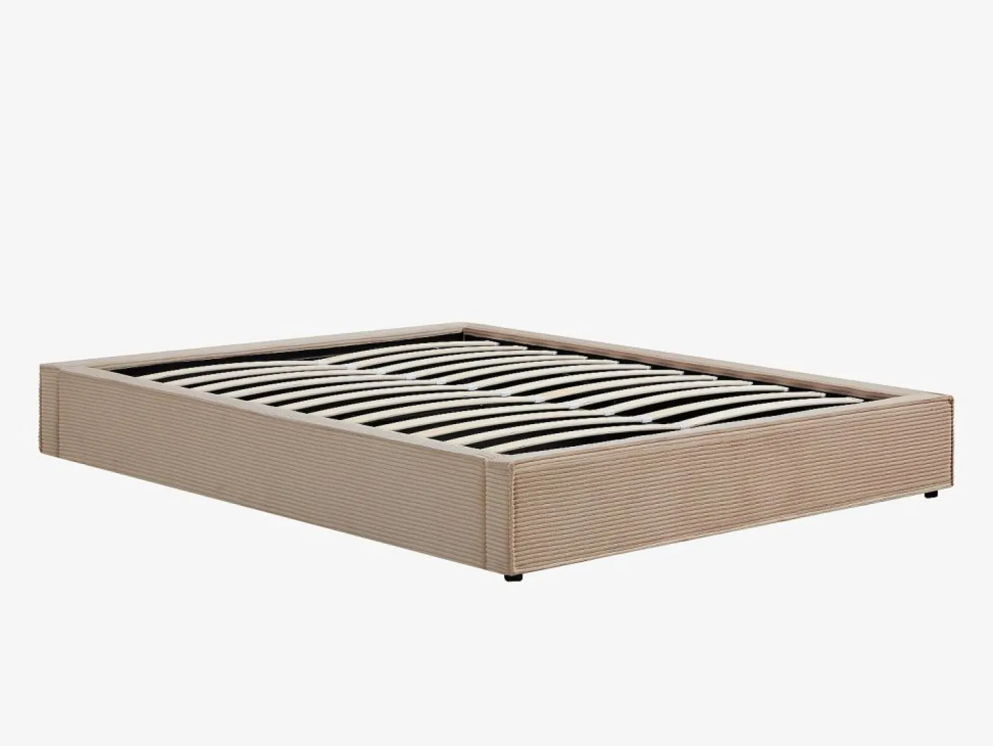 Ysmée Somier Con Canapé|Somier - 160X200Cm|Somier con arcón 160 x 200 cm queen size de pana - KARESO de YSMÉE