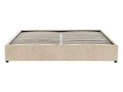 Ysmée Somier Con Canapé|Somier - 160X200Cm|Somier con arcón 160 x 200 cm tamaño queen en tela texturizada - FIRMEO de YSMÉE