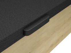 Ysmée Somier con cajón 120 x 200 cm - Natural claro y negro - NAMOSI de YSMÉE Negro / Color natural claro New